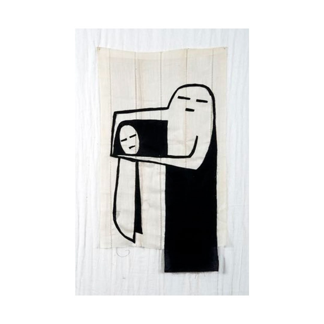 Bienal Serisi “Dans/ Dance” Kumaş üzerine dikiş/ Sewing on fabric 50 cm x 90 cm 2019