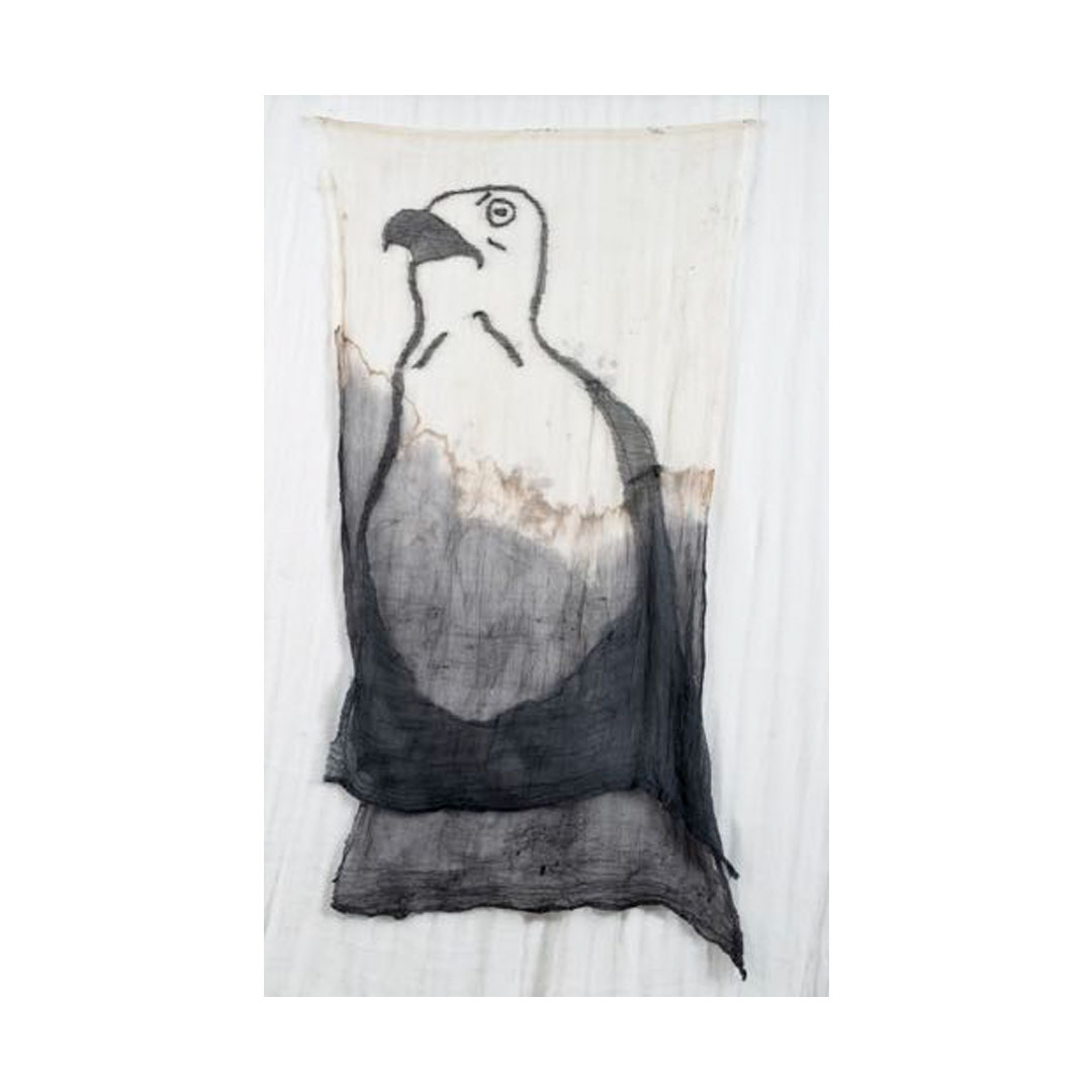 Bienal Serisi “Çayka/ Çayka” Diptik/Dyptic Kumaş üzerine dikiş / Seewing on fabric 76 cm x 144 cm 2019