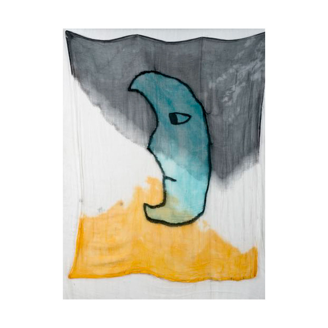 Bienal serisi Ay/moon Kumaş üzerine dikiş/ Sewing on fabric 142 cm x 166 cm 2019