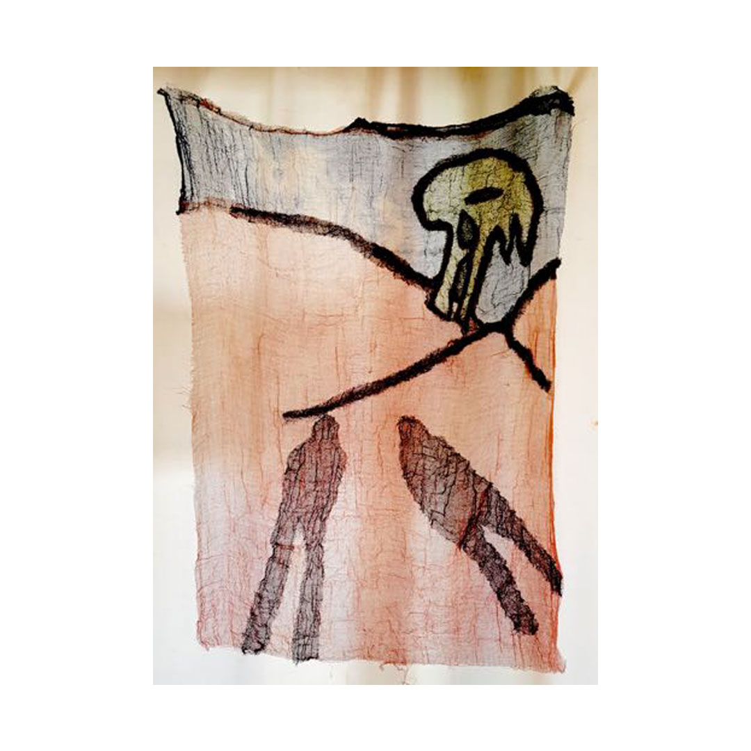 Kumaş üzerine dikiş / Sewing on fabric 56 cm x 74 cm 2020